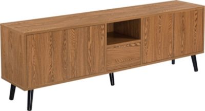 Meuble TV HELLOSHOP26 Meuble TV de rangement moderne 140 x 30 Meuble TV HELLOSHOP26 Meuble TV de rangement moderne 140 x 30