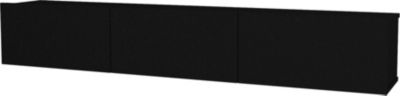 Meuble TV HELLOSHOP26 Meuble TV 180 x 31 x 29,5 cm noir 03_000 Meuble TV HELLOSHOP26 Meuble TV 180 x 31 x 29,5 cm noir 03_000