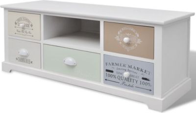 Meuble TV HELLOSHOP26 Meuble télé buffet tv télévision design