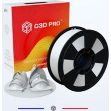Filament 3D G3D PRO ABS, 1,75mm, Blanc, Bobine, 1 kg