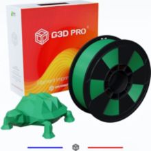 Filament 3D G3D PRO PLA, 1,75mm, Vert, Bobine, 1 kg