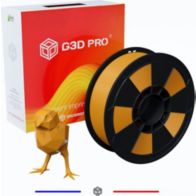 Filament 3D G3D PRO PLA, 1,75mm, Orange, Bobine, 1 kg