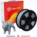 Filament 3D G3D PRO PLA, 1,75mm, Gris, Bobine, 1 kg