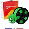 Filament 3D G3D PRO PETG, 1,75mm, Vert, Bobine, 1 kg