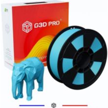 Filament 3D G3D PRO PLA, 1,75mm, Cyan, Bobine, 1 kg