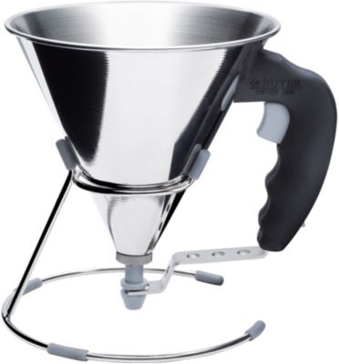 Entonnoir DE BUYER inox à piston 3353.00