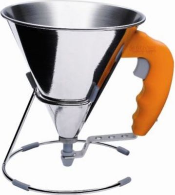 Entonnoir DE BUYER Mini entonnoir à piston orange