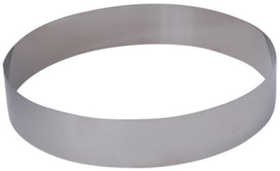 Cercle pâtisserie DE BUYER collectivite inox 8 cm 3989.08