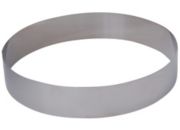 Cercle pâtisserie DE BUYER collectivite inox 8 cm 3989.08