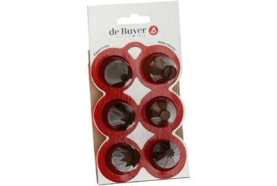 Douille à pâtisserie DE BUYER x 6 tritan 4150.02
