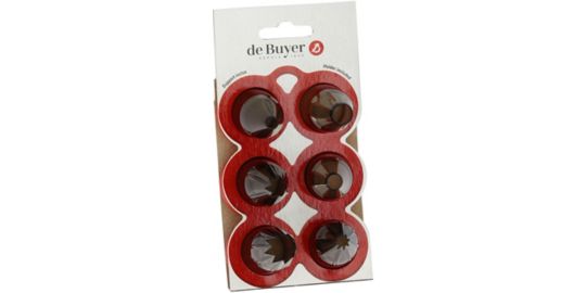 Douille à pâtisserie DE BUYER x 6 tritan 4150.02
