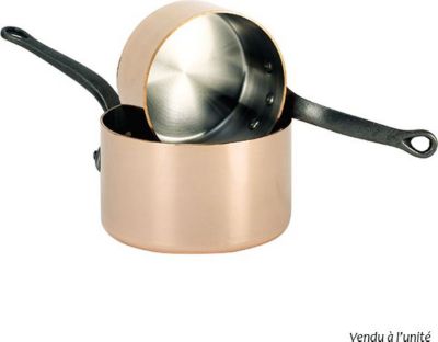 Casserole DE BUYER Casserole en cuivre/inox 16cm Casserole DE BUYER Casserole en cuivre/inox 16cm