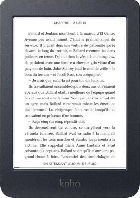 Liseuse Ebook Kobo Nia Reconditionnée + Cover Lemon