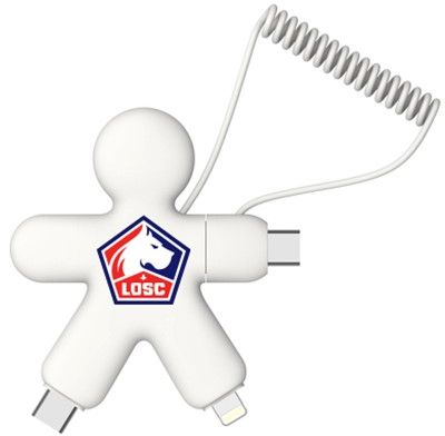 Câble USB XOOPAR Buddy blanc Losc