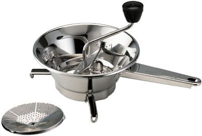 Presse Puree Manuel & Moulin a Legumes Electrique: Inox, grille