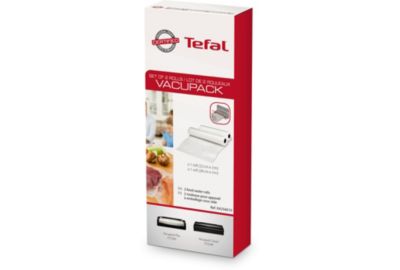 Sac sous vide TEFAL Lot de 2 rouleaux 22 cm et 28 cm x 3 m
