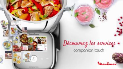 Voir la vidéo pour Robot cuiseur MOULINEX I Companion Touch XL HF938E00