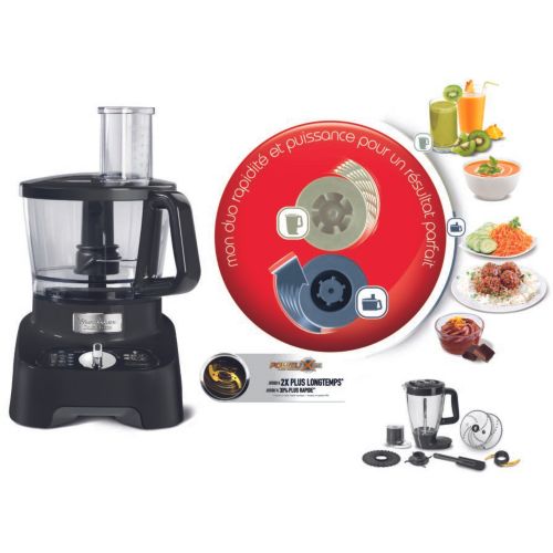 Moulinex FP821811 robot de cuisine 1000 W 3 L Noir