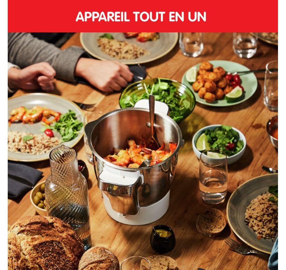 Mini-cuve avec livret 4 recettes Moulinex XF38AE10