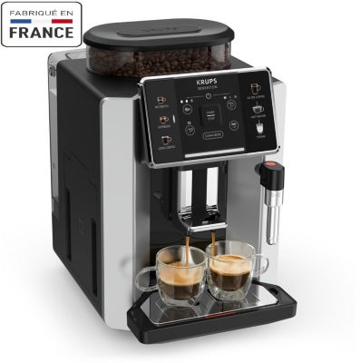 Expresso avec broyeur Krups YY4491FD GRIS + DÉTARTRANT KRUPS