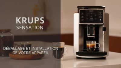 Voir la vidéo pour KRUPS EA910E10 sensation silver