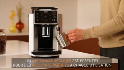 Voir la vidéo pour KRUPS EA910E10 sensation silver