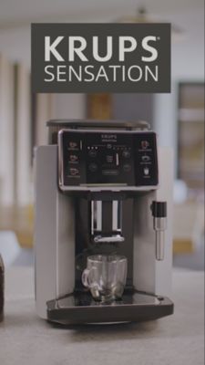 Voir la vidéo pour Expresso Broyeur KRUPS EA910E10 sensation silver