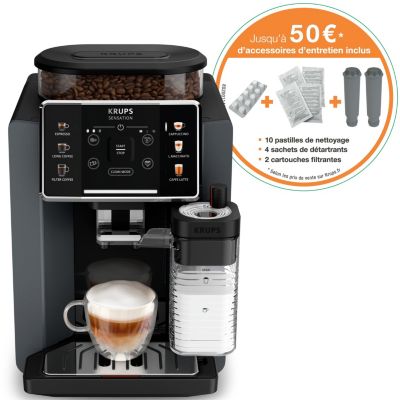 Location Expresso Broyeur KRUPS Sensation lait EA912HF1