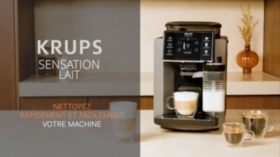 Voir la vidéo pour Expresso Broyeur KRUPS Sensation lait EA912HF1