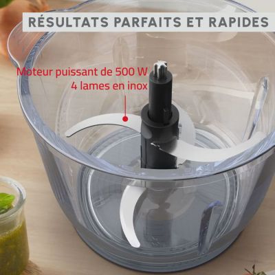 Voir la vidéo pour Hachoir MOULINEX Choppeo DJ603110