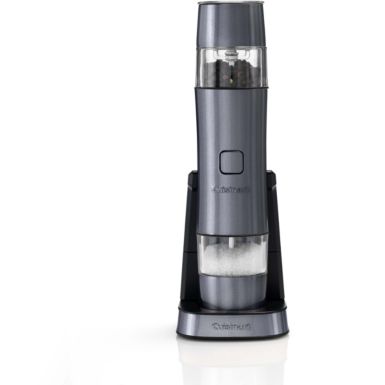 Cuisinart Moulin à Sel Et Poivre Électrique - Rechargeable, Mouture Ajustable - Bleu - Sans Piles