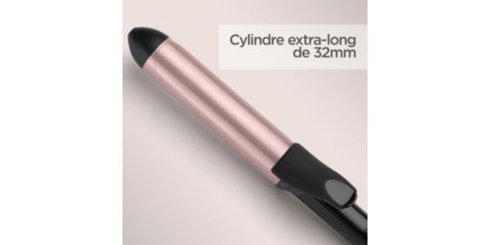 fer à boucler BABYLISS C452E rose quartz