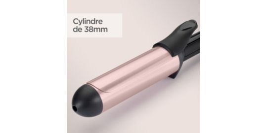 Fer à boucler BABYLISS C453E Rose quartz 38 mm Curling tong
