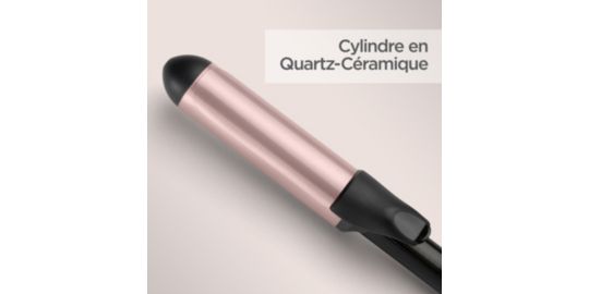 Fer à boucler BABYLISS C453E Rose quartz 38 mm Curling tong