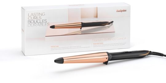 Fer à boucler BABYLISS Salon Brilliance Conical C458E
