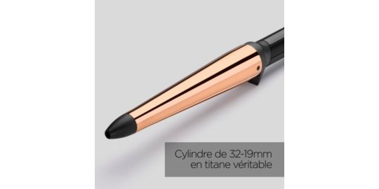 Fer à boucler BABYLISS C458E Salon Brilliance Conical