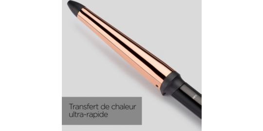 Fer à boucler BABYLISS C458E Salon Brilliance Conical