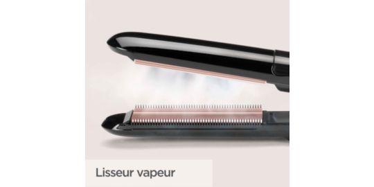 Lisseur vapeur BABYLISS Steam Tourmalin ST493E