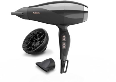 Sèche-cheveux anti-frisottis avec diffuseur et technologie ionique K9 2300