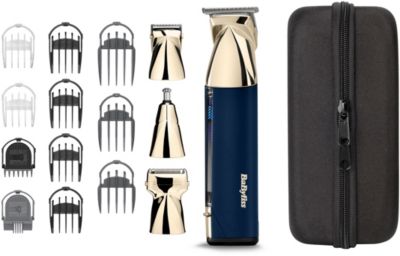Tondeuse Homme Babyliss Multisuper-X Metal E992E Edition Gold Et Navy Bleu Doré