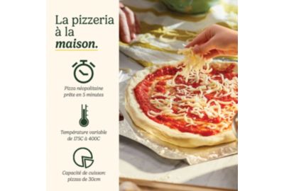 Four à pizza électrique CUISINART CPZ120E acier inoxydable