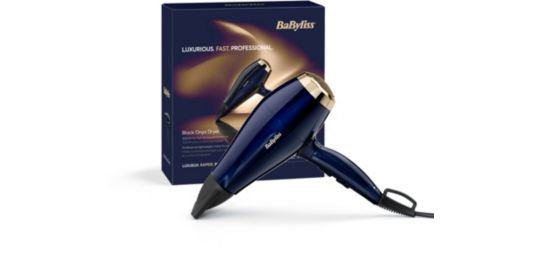 Sèche cheveux professionnel BABYLISS Black Onyx 5911E Made in Italy