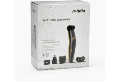 Tondeuse multi usages BABYLISS 12 en 1 MT987E Graphite Precision