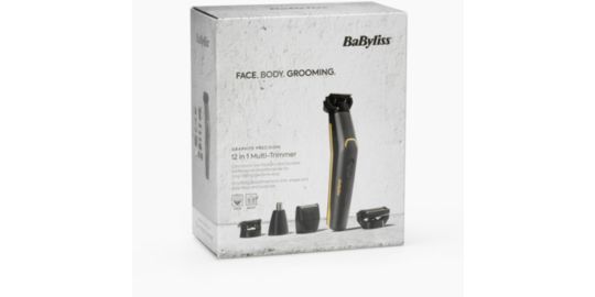 Tondeuse multi usages BABYLISS 12 en 1 MT987E Graphite Precision