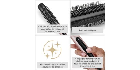 Brosse chauffante BABYLISS Volume Boost HSB200E