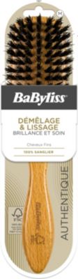 Brosse à cheveux BABYLISS BOIS PLATE 100 POUR 100 SANGLIER FSC