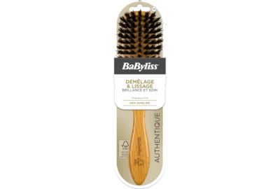 Brosse à cheveux BABYLISS BOIS PLATE 100 POUR 100 SANGLIER FSC