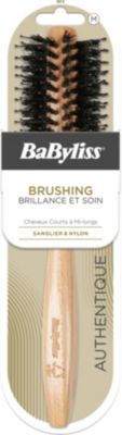 Brosse à cheveux BABYLISS brushing bois FSC Cheveux courts à mi longs