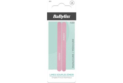 Lime à ongles BABYLISS Limes à ongles émeri PMx20