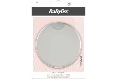 Miroir BABYLISS PETIT LUMINEUX AVEC VENTOUSE X10